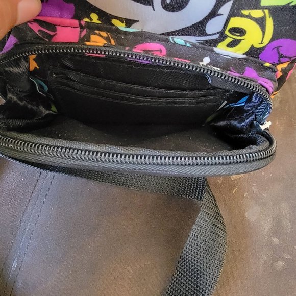 Disney Parks Exclusive Mickey Mouse Faces Pop Art Print Crossbody - Picture 7 of 10